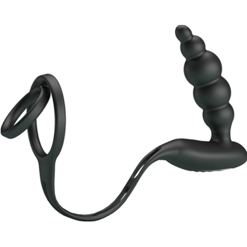 PRETTY LOVE - PENIS RINGS WITH Sensory Device PLUG
