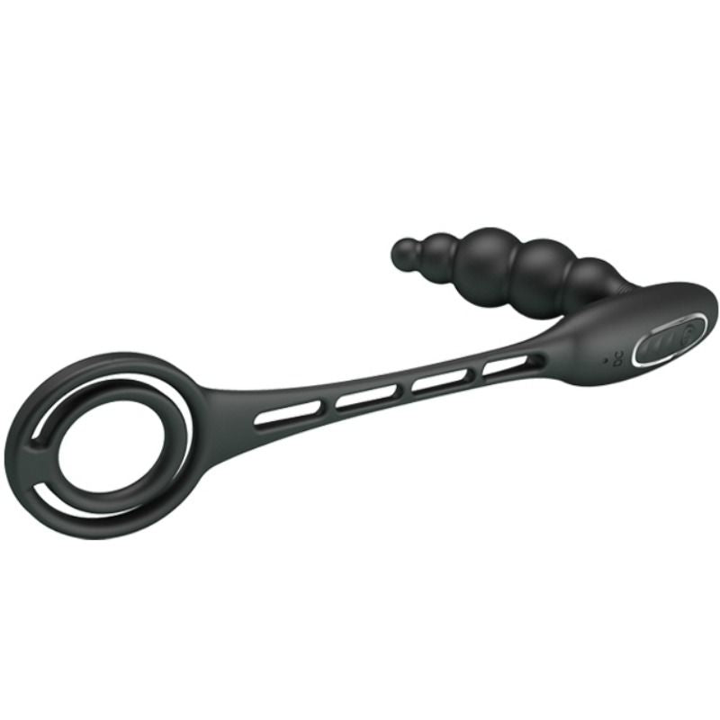 PRETTY LOVE - PENIS RINGS WITH Sensory Device PLUG
