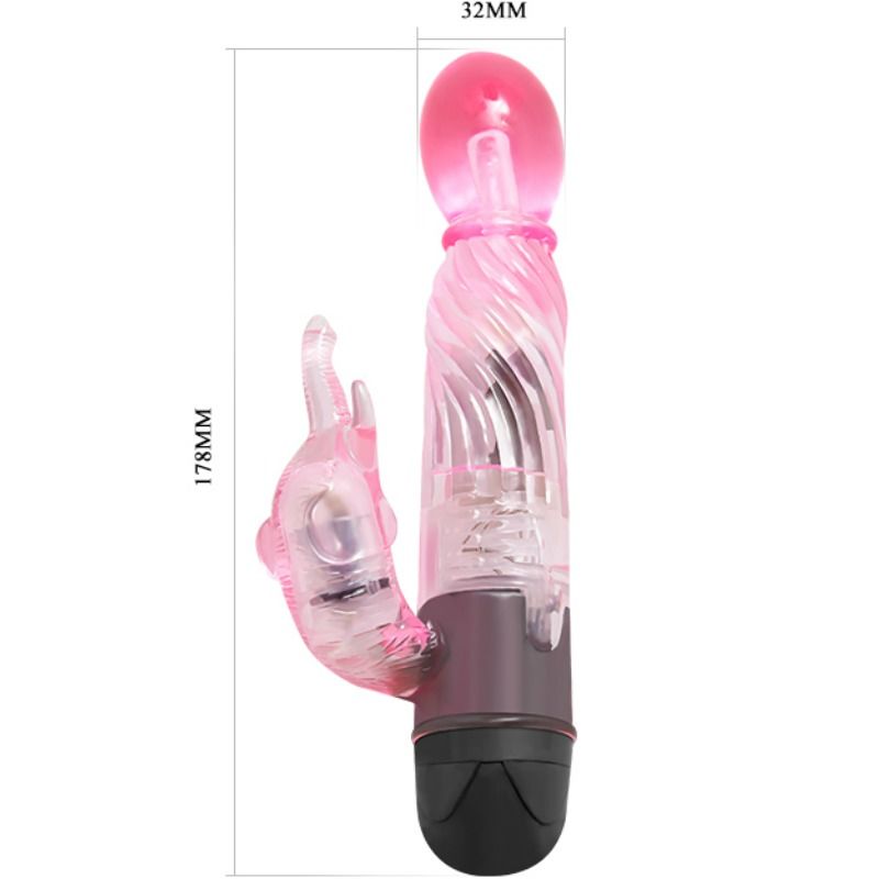 BAILE - GIVE YOU A KIND OF LOVER Sensory Device WITH PINK RABBIT 10 MODES