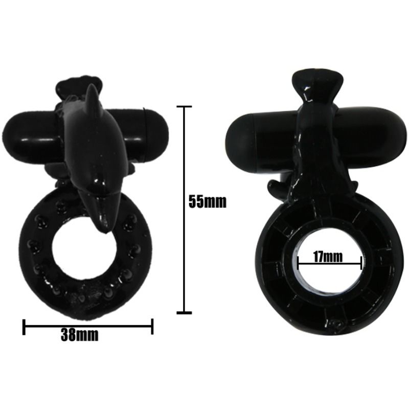 BAILE - SÜSSER RING MIT KLITORISSTIMULATOR DELFIN