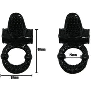 BAILE - SWEET RING VIBRIERENDER RING MIT TEXTURIERTEM HASEN