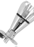 METAL HARD - METAL ANAL PLUG WITH LOCK
