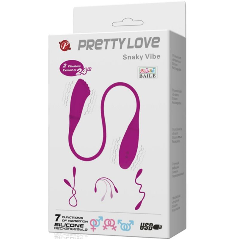 PRETTY LOVE - SMART SNAKY VIBE Sensory Device 2 MOTORS
