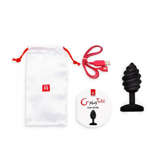 G-VIBE - GPLUG TWIST WITH VIBRATION SCHWARZ