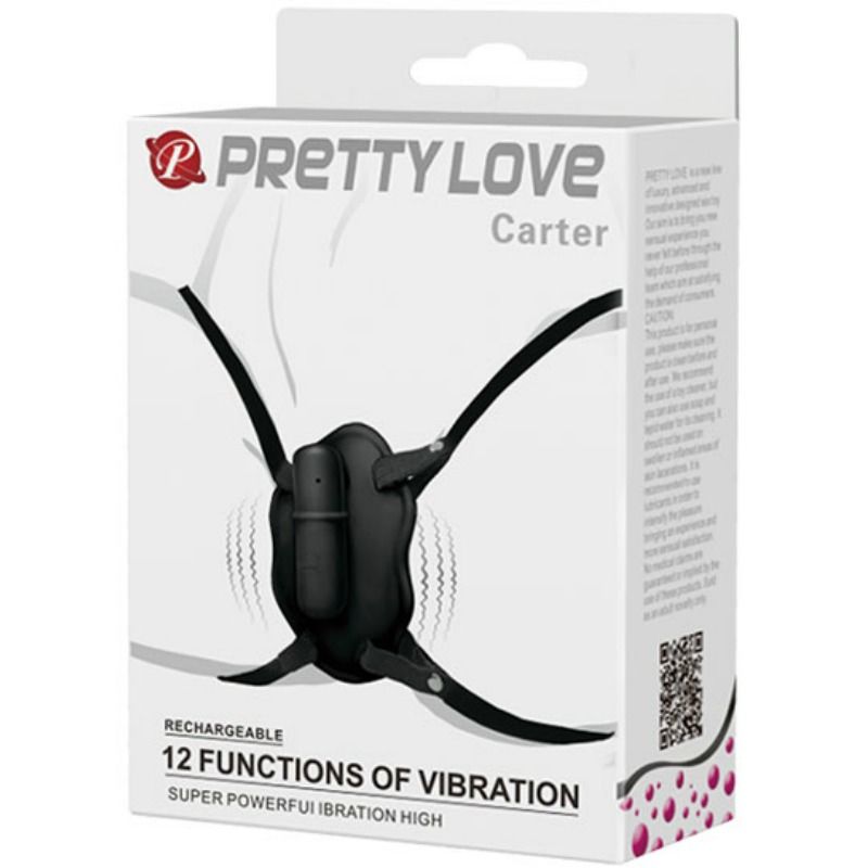 PRETTY LOVE - STRAP-ON MIT CARTER VIBRATIONSKUGEL