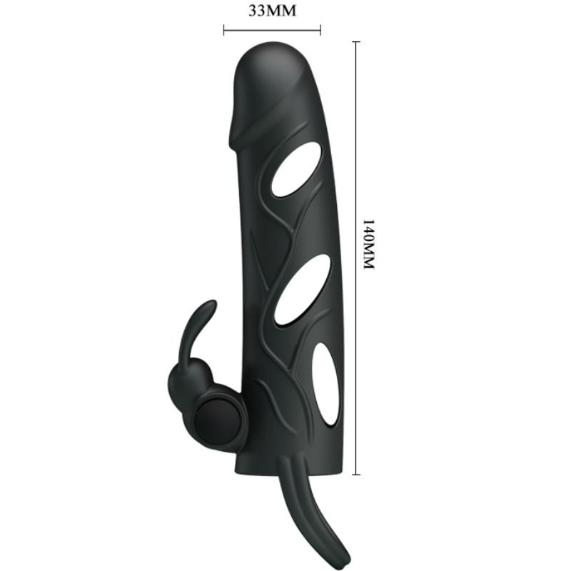 PRETTY LOVE - SILIKONÜBERZUG MIT VIBRATION 14 CM 2.0