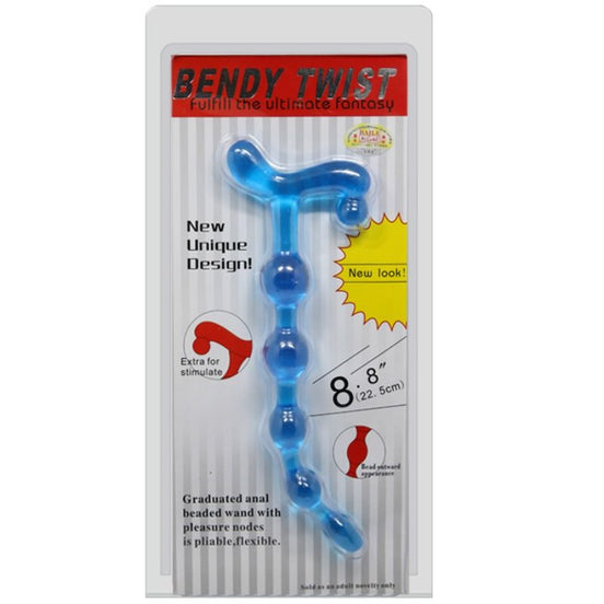 BAILE - BENDY TWIST BLAUE ANALE KUGELN