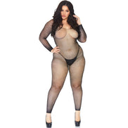 LEG AVENUE - NETZ-BODYSTOCKING MIT KRISTALLEN 1X-2X
