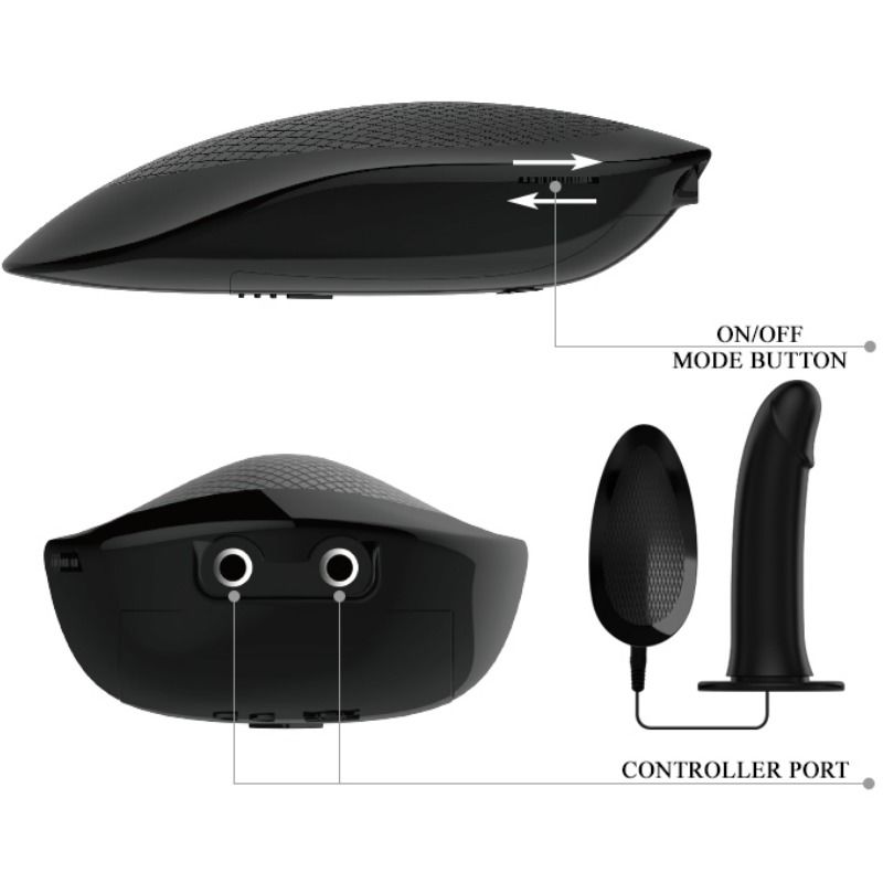 PRETTY LOVE - MARVIN STRAP ON MIT VIBRATION UND HOHLRAUM Wellness-Gerät