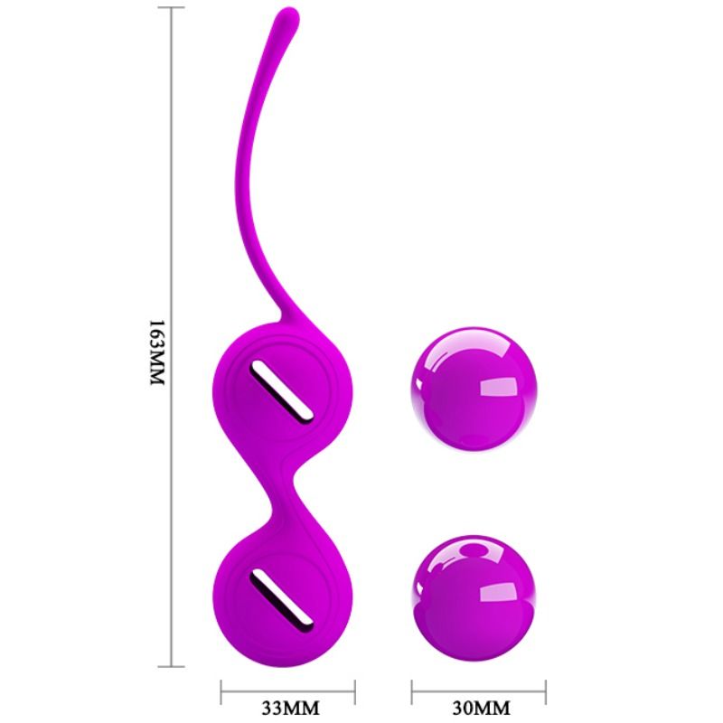 PRETTY LOVE - ORGASMIC BALLS KEGEL STRAFFUNG I LILA