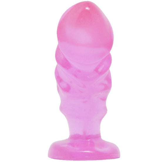 BAILE - UNISEX-ANALDILDO MIT ROSAFARBENEM SAUGNAPF