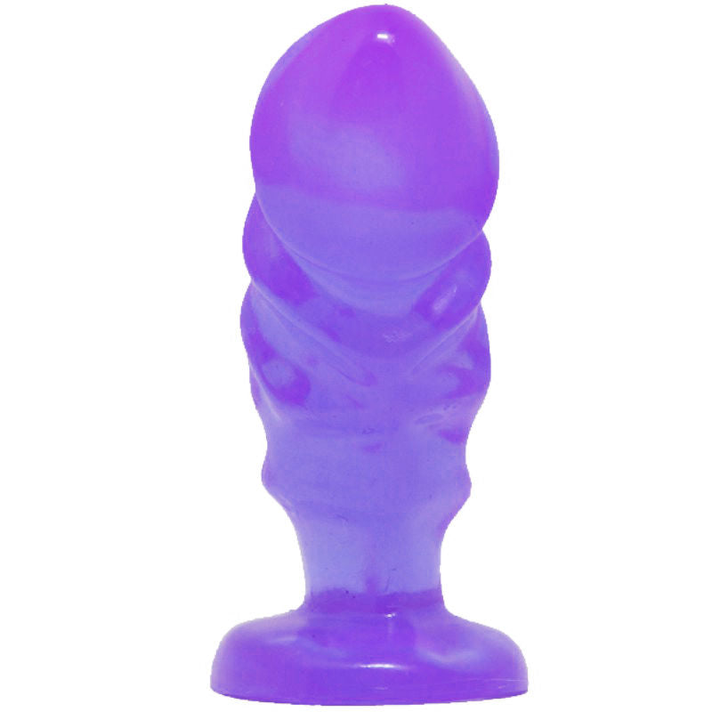 BAILE - UNISEX-ANALPLUG MIT LILAFARBENEM SAUGNAPF