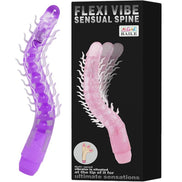 BAILE - FLEXI VIBE SENSUAL SPINE BENDABLE VIBRATING Wellness Device LILAC 23.5 CM