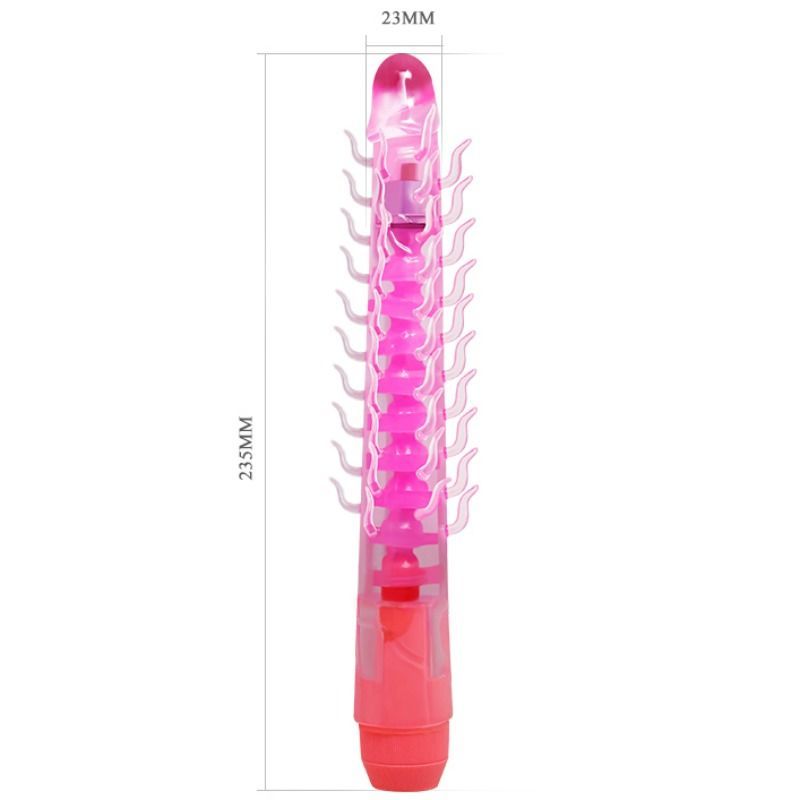 BAILE - FLEXI VIBE SENSUAL SPINE BENDABLE VIBRATING Wellness Device LILAC 23.5 CM