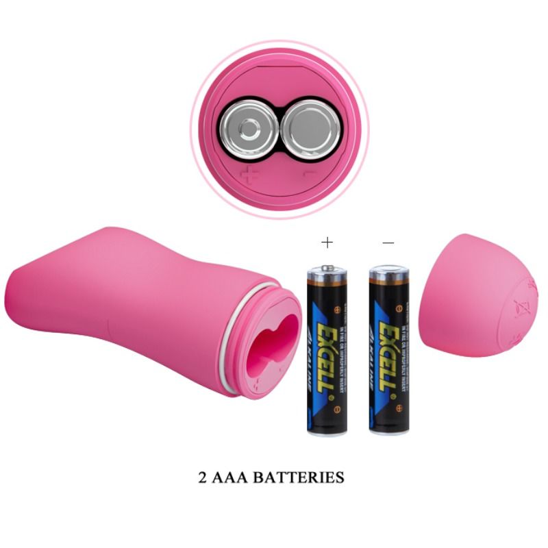 BAILE - ROMANTISCHE WELLENPIZZEN MIT VIBRATION UND FUCHSIA-ELEKTROSCHOCK