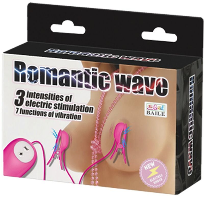 BAILE - ROMANTISCHE WELLENPIZZEN MIT VIBRATION UND FUCHSIA-ELEKTROSCHOCK