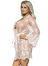 SUBBLIME - BABYDOLL FLARED SLEEVES LACE WHITE S/M