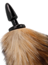 DARKNESS – NATÜRLICHER SCHWANZ MIT SILIKON-ANALLPLUG 10 CM