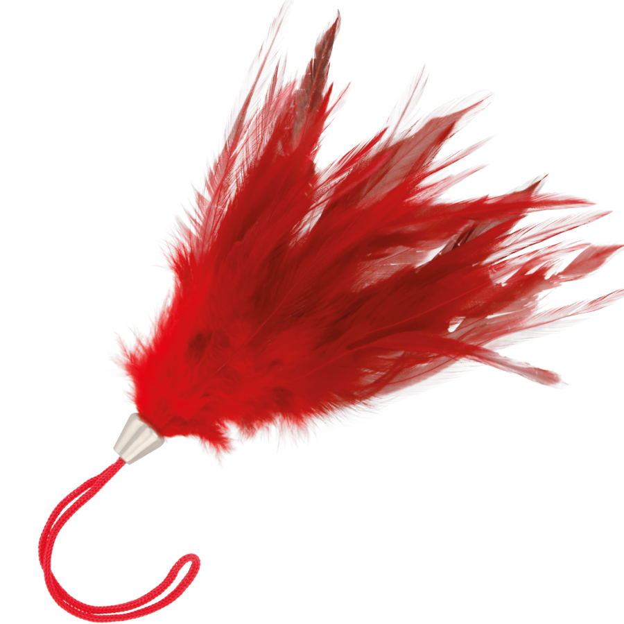 DUNKELHEIT – ROTER STIMULIERENDER PENIS 17CM