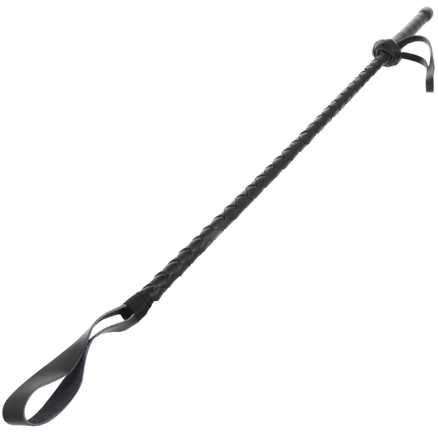 DARKNESS - LEDER FETISCH BDSM PEITSCHE 60CM