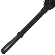 DARKNESS – SCHWARZE BONDAGE-PEITSCHE 42 CM LEDER
