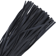 DARKNESS – SCHWARZE BONDAGE-PEITSCHE 42 CM LEDER
