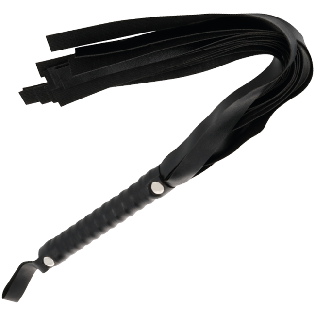 DARKNESS - SCHWARZE FETISCHPEITSCHE 51 CM
