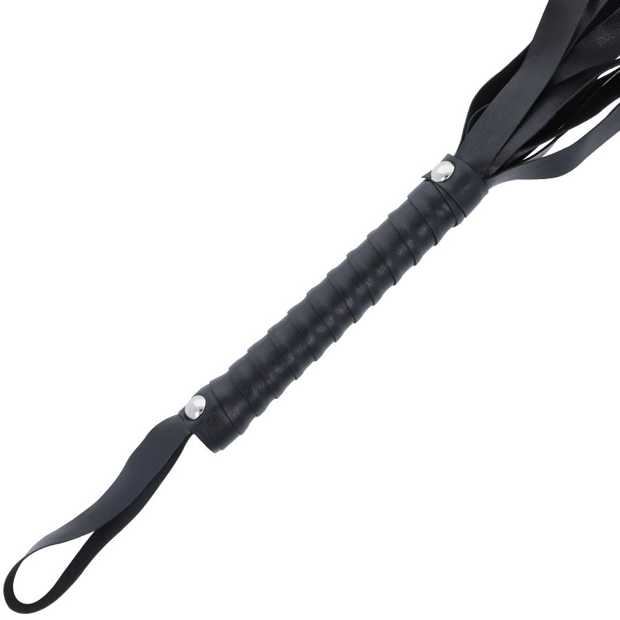 DARKNESS - SCHWARZE FETISCHPEITSCHE 51 CM