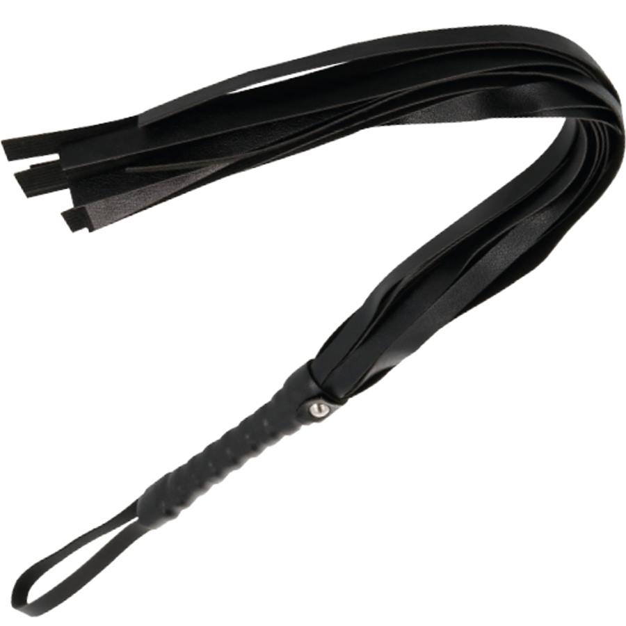 DARKNESS - SCHWARZE FETISCHPEITSCHE 45 CM