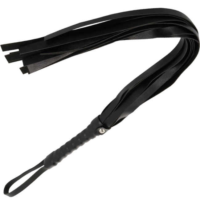 DARKNESS - SCHWARZE FETISCHPEITSCHE 45 CM