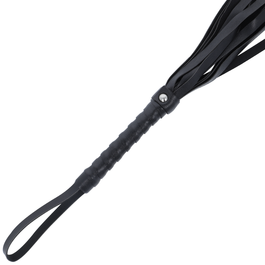 DARKNESS - SCHWARZE FETISCHPEITSCHE 45 CM