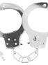 DARKNESS - METAL ANKLE HANDCUFFS WITH KEYS