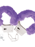 DARKNESS - LILAC LINED METAL HANDCUFFS
