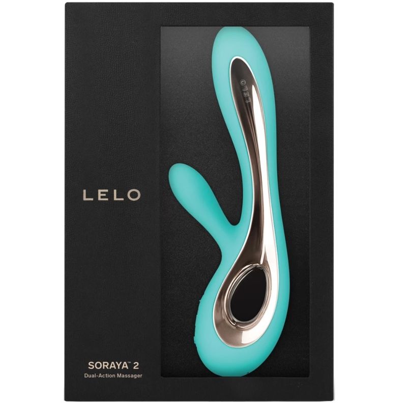 LELO - SORAYA 2 RABBIT AQUA GREEN Sensory Device