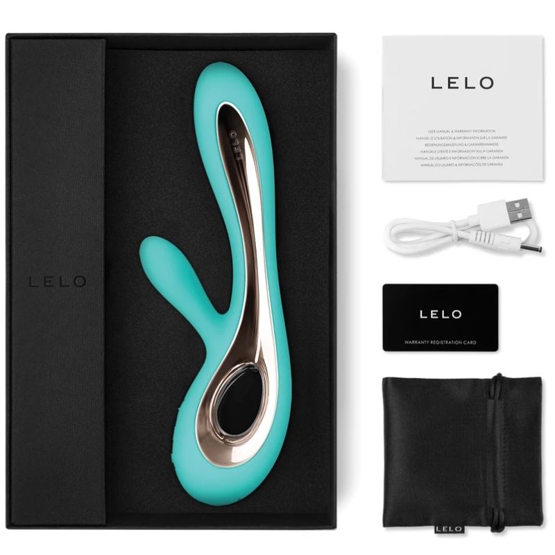 LELO - SORAYA 2 RABBIT AQUA GREEN Sensory Device