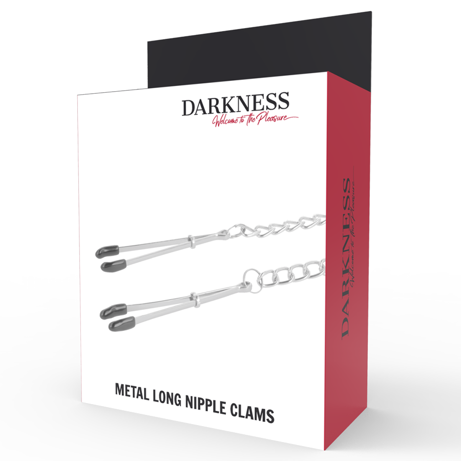 DARKNESS - VERSTELLBARE NIPPELKLEMMEN AUS METALL