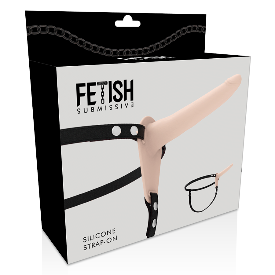FETISCH SCLAVEN GESCHIRR - FLEISCH SILIKON 15 CM