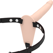 FETISCH SCLAVEN GESCHIRR - FLEISCH SILIKON 15 CM