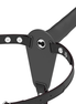 FETISCH SUBMISSIVE HARNESS - SCHWARZES SILIKON Sinnesgerät 15 CM