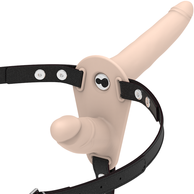 FETISH SUBMISSIVE HARNESS - DOUBLE PENETRATION FLESH UP Sensory Device