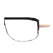 FETISCH SUBMISSIVER HARNESS – FLEISCHFARBENES REALISTISCHES SILIKON 12,5 CM