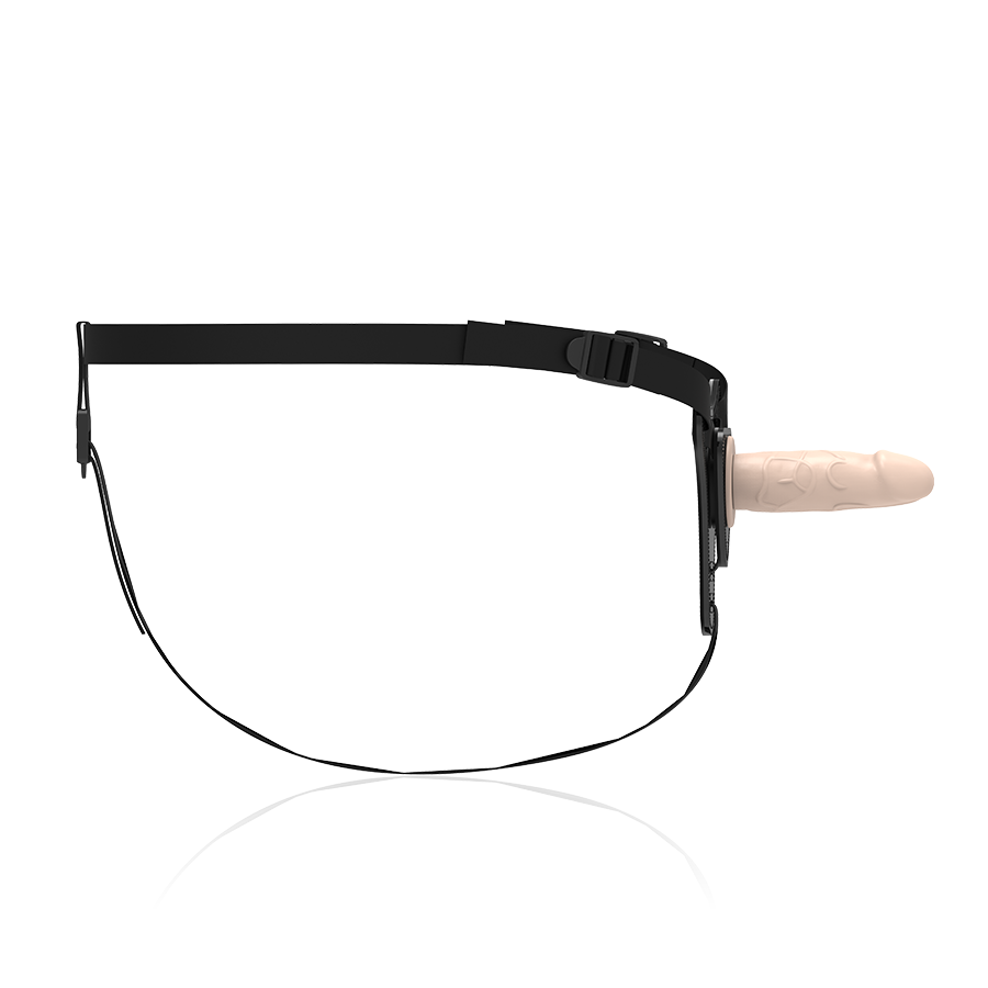 FETISCH SUBMISSIVER HARNESS – FLEISCHFARBENES REALISTISCHES SILIKON 12,5 CM