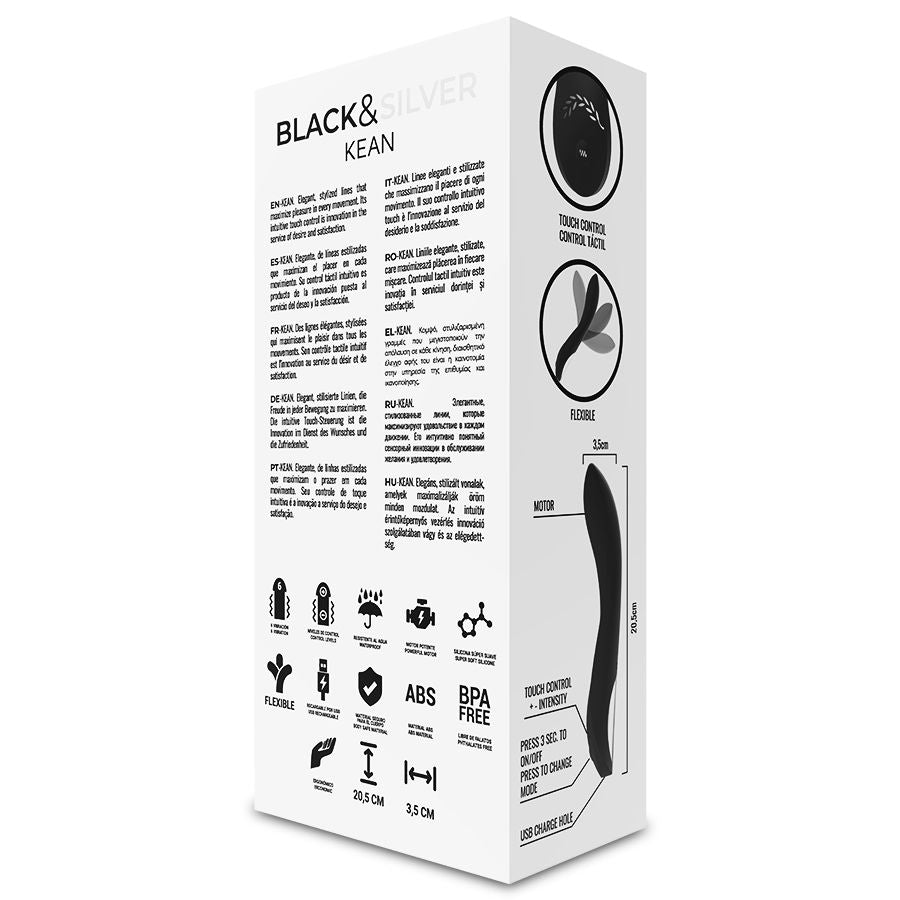 BLACK&SILVER - KEAN Sensory Device TOUCH CONTROL