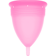 STERCUP - FDA SILIKON MENSTRUATIONSTASSE ROSA - GRÖSSE L