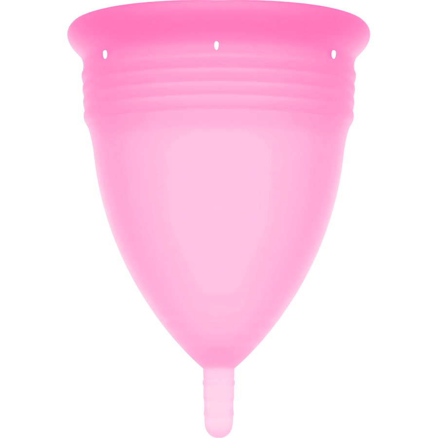 STERCUP - FDA SILIKON MENSTRUATIONSTASSE ROSA - GRÖSSE L