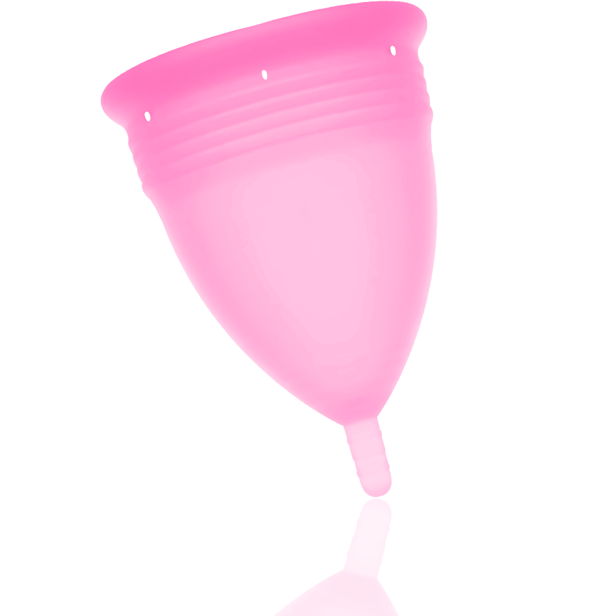 STERCUP - FDA SILIKON MENSTRUATIONSTASSE ROSA - GRÖSSE S
