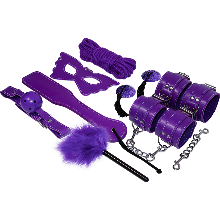 ERLEBEN - BDSM FETISCH-KIT PURPUR SERIE