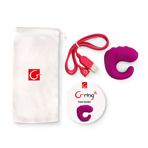 G-VIBE - FUN TOYS GRING Sensorischer Ring RING XL SÜSSE HIMBEERE