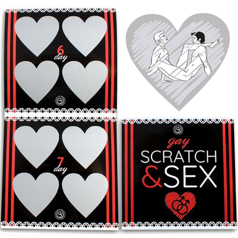 Scratch &amp; Reveal Position Game — Gay Couples Edition