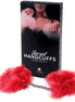 SECRETPLAY - RED MARABOU HANDCUFFS